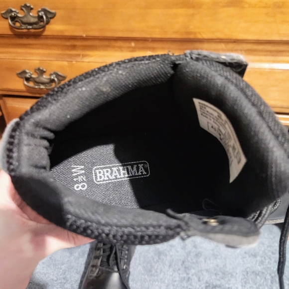 EUC Brahma Mens Wide Steel Toe Boots - Picture 9 of 10